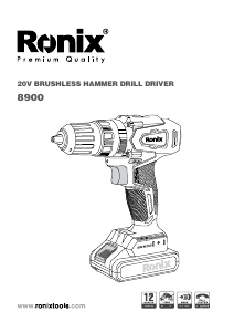 Manual Ronix 8900 Drill-Driver