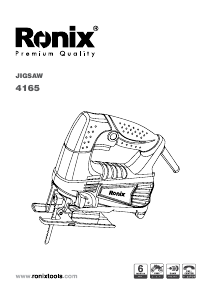 Manual Ronix 4165 Jigsaw