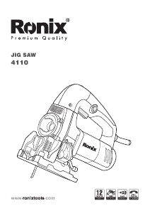 Manual Ronix 4110 Jigsaw