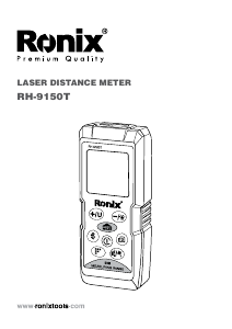 Manual Ronix RH-9150T Laser Distance Meter