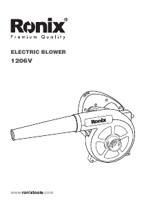 Manual Ronix 1206V Leaf Blower