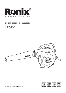 Manual Ronix 1207V Leaf Blower