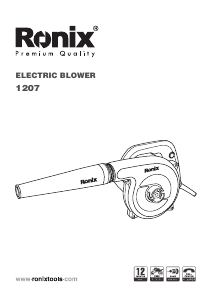 Manual Ronix 1207 Leaf Blower