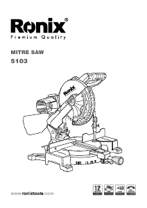 Manual Ronix 5103 Mitre Saw