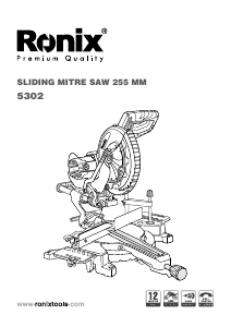 Handleiding Ronix 5302 Verstekzaag