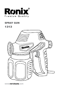 Handleiding Ronix 1313 Verfspuit