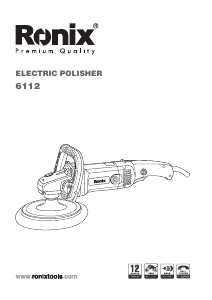 Manual Ronix 6112 Polisher