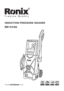 Manual Ronix RP-0100 Pressure Washer