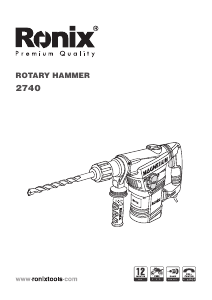 Manual Ronix 2740 Rotary Hammer