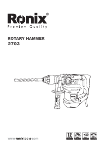 Manual Ronix 2703 Rotary Hammer