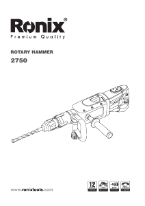 Manual Ronix 2750 Rotary Hammer
