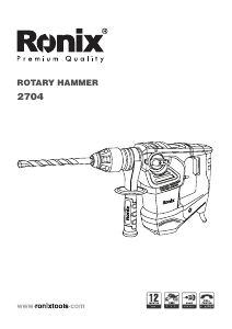 Manual Ronix 2704 Rotary Hammer