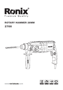 Manual Ronix 2700 Rotary Hammer
