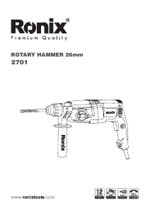 Manual Ronix 2701 Rotary Hammer
