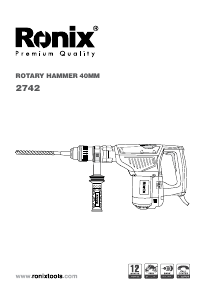 Manual Ronix 2742 Rotary Hammer