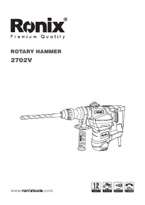 Manual Ronix 2702V Rotary Hammer
