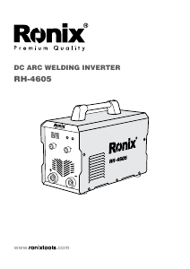 Manual Ronix RH-4605 Welder