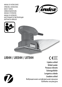Manual Virutex LRT84H Lixadeira vibratória