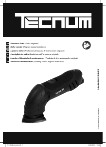 Manual de uso Tecnum JD2537 Lijadora delta