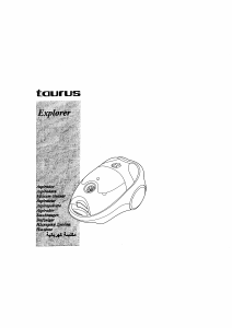 Manual de uso Taurus Explorer Aspirador