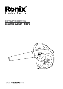 Manual Ronix 1206 Leaf Blower