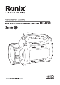 Manual Ronix RH-4250 Flashlight