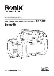 Handleiding Ronix RH-4250 Zaklamp