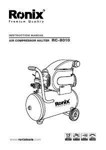 Manual Ronix RC-8010 Compressor