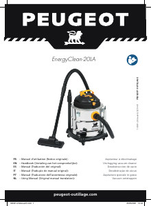 Manuale Peugeot EnergyClean-20LA Aspirapolvere