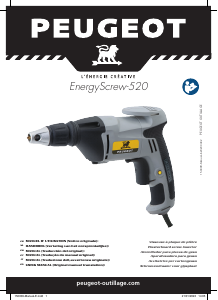 Manual de uso Peugeot EnergyScrew-520 Atornillador