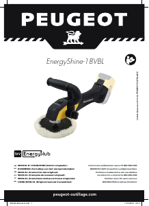 Manuale Peugeot EnergyShine-18VBL Lucidatrice