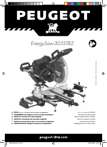 Manuale Peugeot EnergySaw-305STB2 Troncatrice