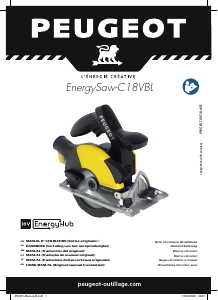 Manual de uso Peugeot EnergySaw-C18VBL Sierra circular