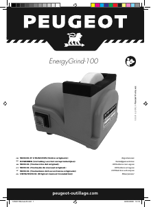 Manual Peugeot EnergyGrind-100 Esmeril de banco