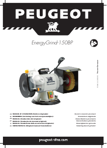 Manual de uso Peugeot EnergyGrind-150BP Amoladora de banco