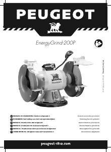 Manual de uso Peugeot EnergyGrind-200P Amoladora de banco