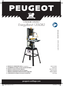 Manual Peugeot EnergyBand-120LDB2 Serra de fita