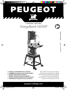 Manual de uso Peugeot EnergyBand-160ASP Sierra de cinta