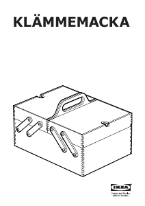 Manual de uso IKEA KLAMMEMACKA Organizador de escritorio