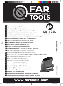 Manual Far Tools MS 105D Şlefuitor delta