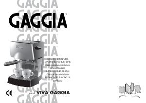 Manual Gaggia Viva Máquina de café