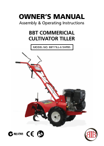 Handleiding BBT BBT-TILL-6.5HPBS Cultivator