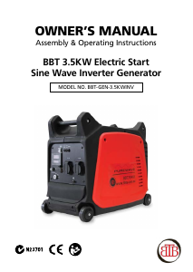 Handleiding BBT BBT-GEN-3.5KWINV Generator