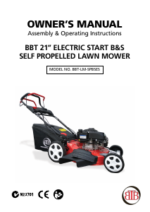 Manual BBT BBT-LM-SPBSES Lawn Mower