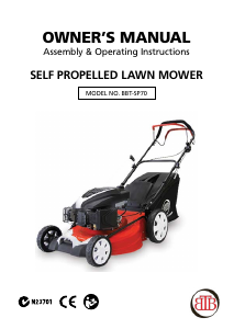 Manual BBT BBT-SP70 Lawn Mower