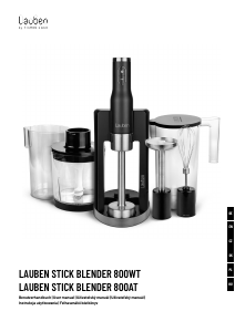 Instrukcja Lauben 800WT Blender ręczny