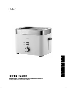 Manual Lauben T17WS Toaster