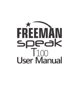 Manual Freeman T100 Speak Telefon mobil