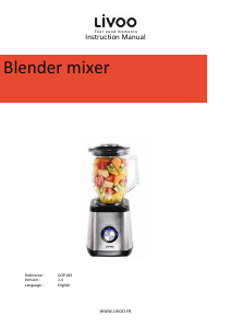 Manual Livoo DOP183 Blender