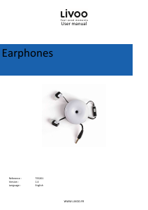 Manual Livoo TES201R Headphone